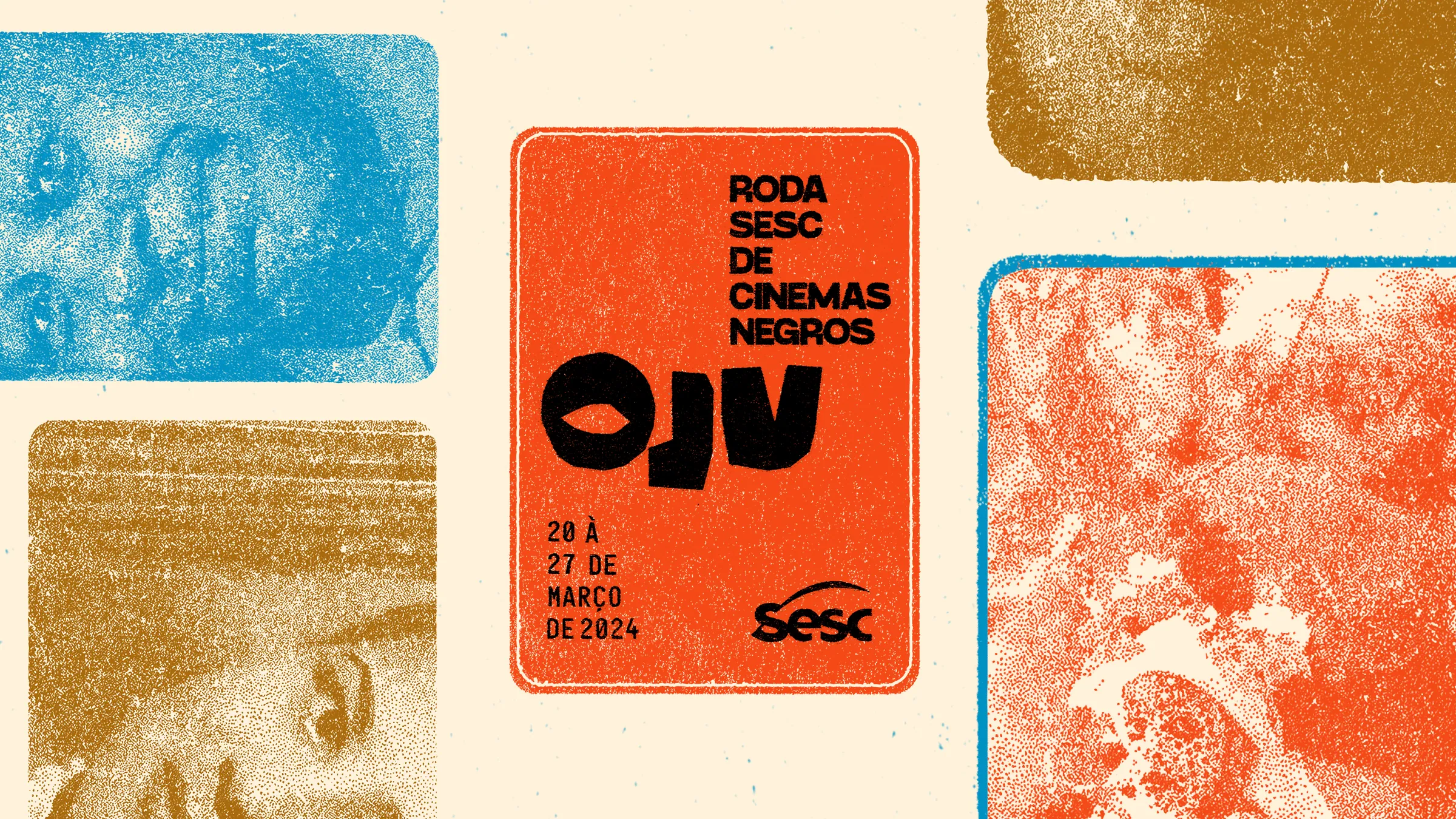 Identidade da mostra OJU, Roda Sesc de Cinemas Negros
