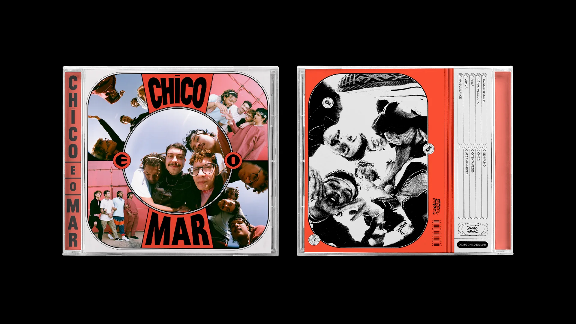 Capa do álbum Chico e o Mar, frente e verso