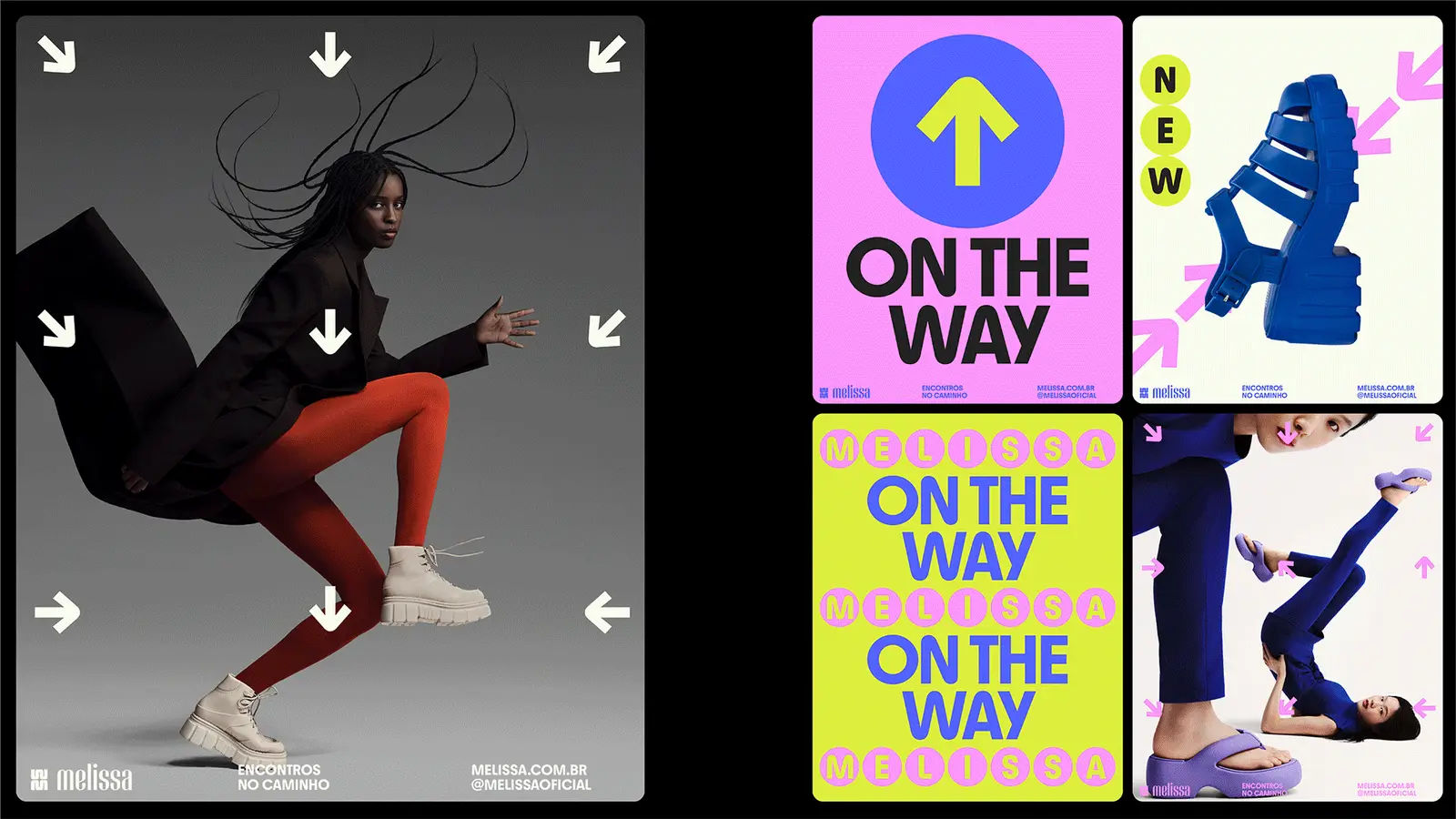On the Way: the campaign’s arrows and posters, animated