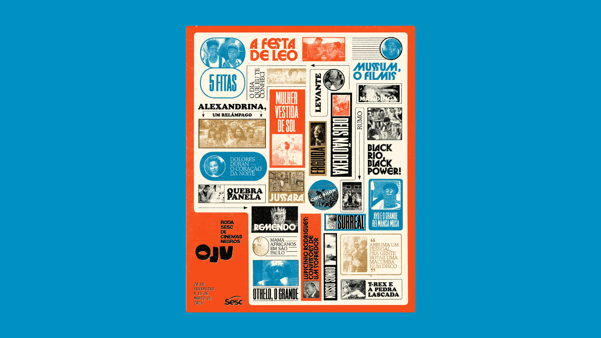 The OJU programme poster on a blue background