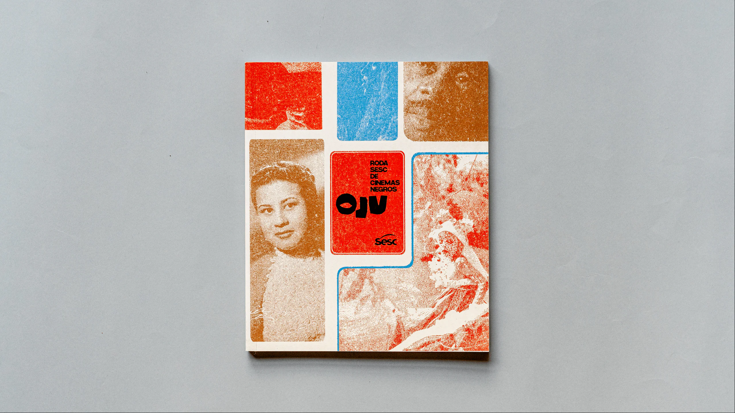 The OJU programme booklet on grey